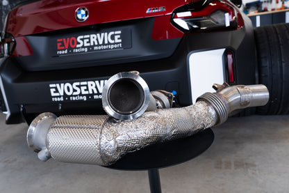 HJS EWG Downpipe mit ECE Freigabe passend für BMW M3 M4 F80 F82 F83 90812040