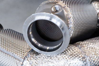 HJS EWG Downpipe mit ECE Freigabe passend für BMW M3 M4 F80 F82 F83 90812040