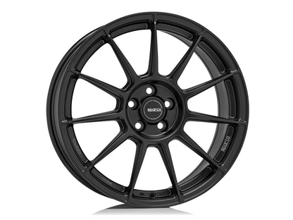 Sparco FF4 matt black 9,5x18 ET38 für Toyota GR Yaris