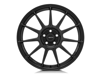 Sparco FF4 matt black 9,5x18 ET38 für Toyota GR Yaris